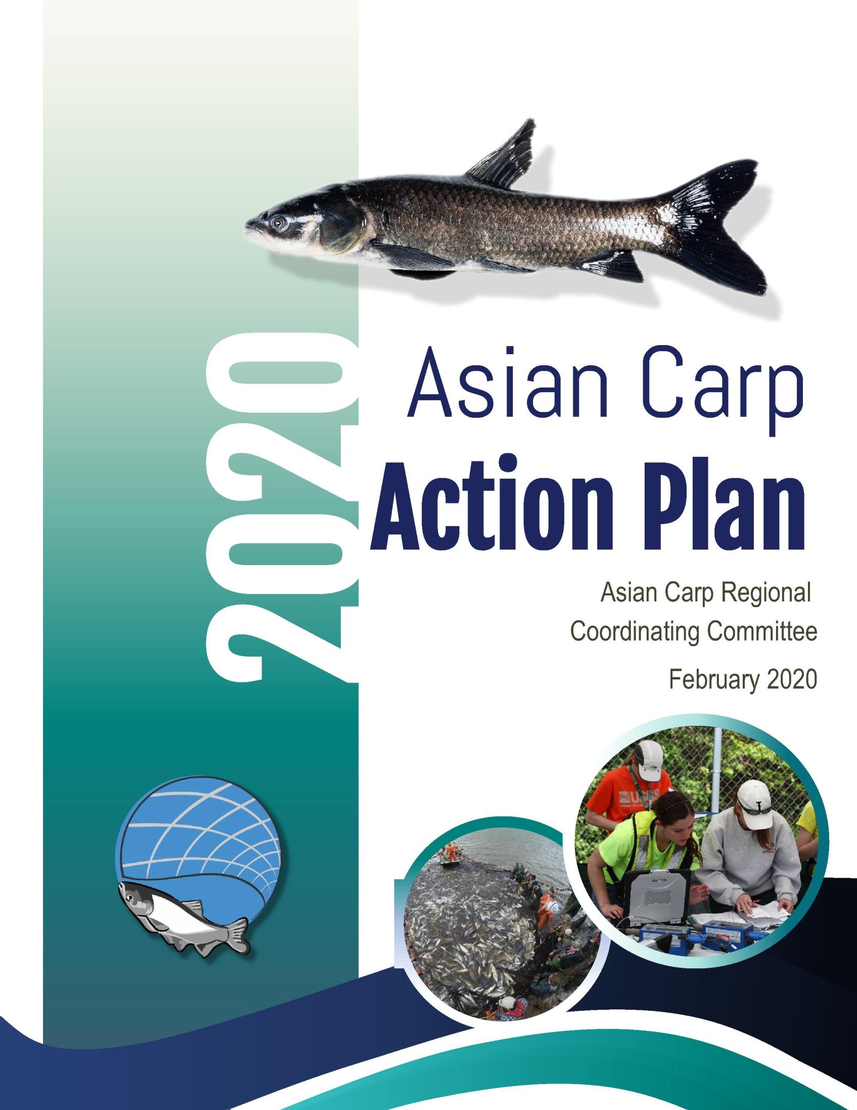 Cover of the 2020 Asian Carp Action Plan